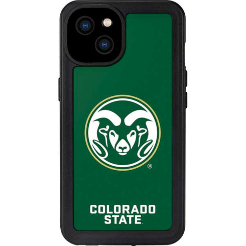 Colorado State University CSU Rams Logo iPhone 15 Plus Waterproof Case